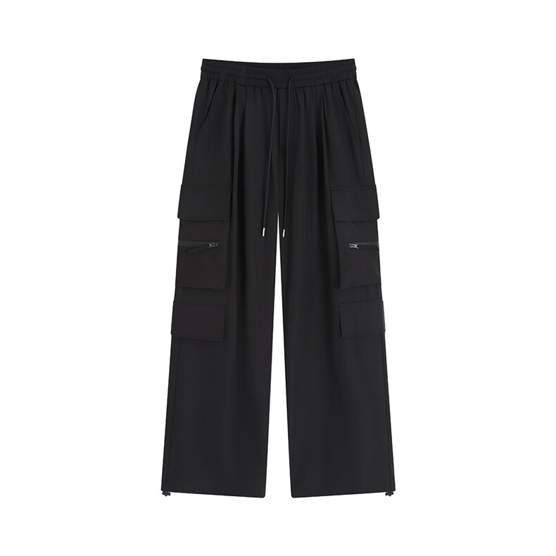 冰丝防水拉链多口袋休闲裤K016平铺92%聚酯纤维8%氨纶(S-2XL)TP28,男装休闲裤,电商A088