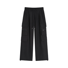 冰丝防水拉链多口袋休闲裤K016平铺92%聚酯纤维8%氨纶(S-2XL)TP28，男装休闲裤，电商A088