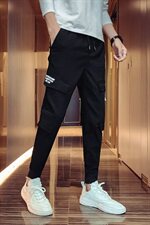 秋冬社会小伙裤子男拉链韩版修身休闲长裤男潮C301，男装休闲裤，电商C301