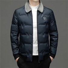 YT2205冬季男士白鸭绒羽绒服保暖外套修身潮流帅气P205，男装羽绒服，电商B360