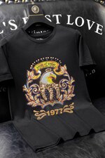 套头短袖燙钻潮休闲圆领T恤夏季亮片大码简欧QT4066-1-A6045-P60图片