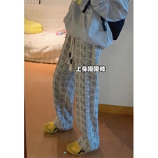 美式高街裤男秋季新款小众设计感潮牌美式直筒宽松裤子K66，男装休闲裤，星座1116A（原606A-3）