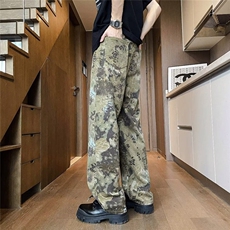 高街休闲裤男士韩版潮流直筒裤子痞子帅2024夏季ins长裤K5183-P47，男装休闲裤，星座412-2