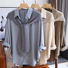 百搭衬衫，女装衬衫，图澜朵