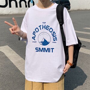 转化8%！！2021夏季男士纯棉短袖T恤宽松半袖体恤衫T2156P25图片