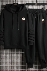 TL8059-P80连帽卫衣套装男运动套装两件套长袖运动服网格挂拍，男装休闲套装，电商A040A