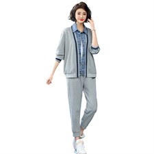 2023春季新款假两件舒适宽松显瘦潮流简约时尚衬衫，女装衬衫，丽影随形