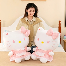 童园毛绒玩具厂 新款hellokitty玩偶毛绒玩具公仔洛丽塔KT猫布娃娃儿童生日礼物女