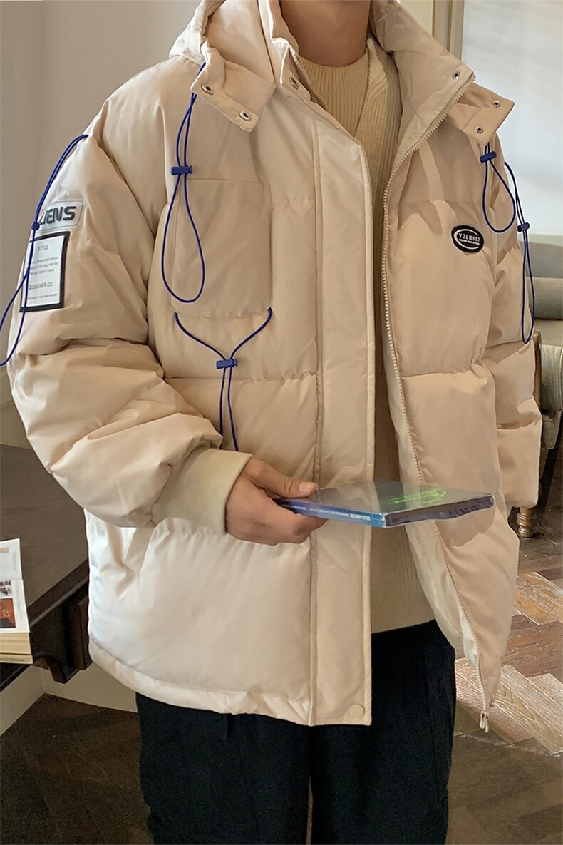 棉衣男港风手塞棉冲锋衣男棉服男外套男MY7769P110控148,男装棉衣,星座226-1
