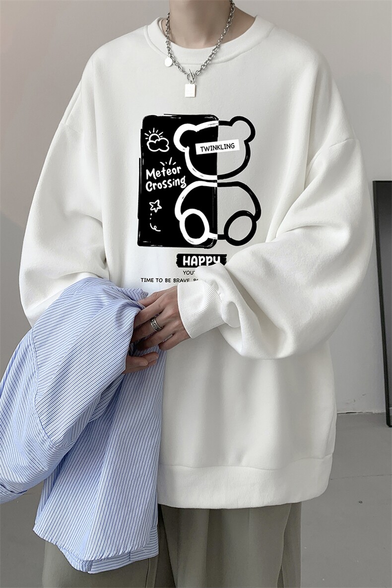 春季圆领卫衣男大码韩版宽松长袖外套S6352-P28,男装卫衣,电商A040