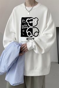 春季圆领卫衣男大码韩版宽松长袖外套S6352-P28图片