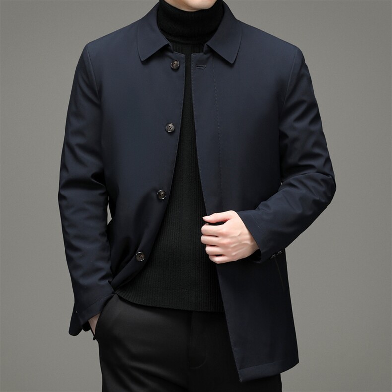 中年男脱卸内胆羽绒服新款中年翻领爸爸冬装外套YYYR21988-P245,男装羽绒服,电商B212（原钱塘6029）