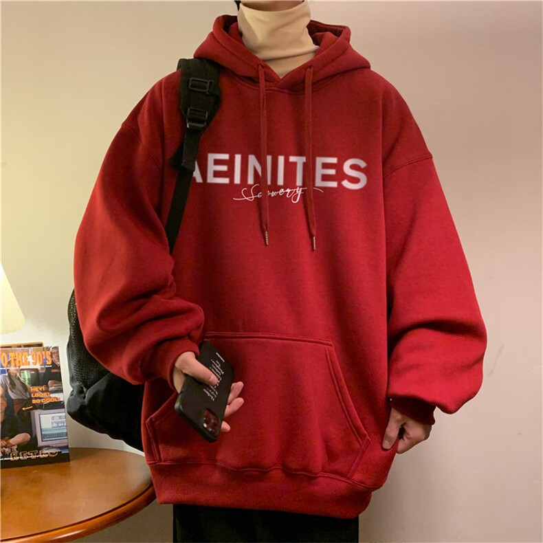 潮流宽松ins休闲男连帽卫衣D325-WY2304-薄款P55厚款P65,男装卫衣,电商D325