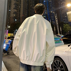 特批港风夜景时尚五角星印花翻领皮夹克A247-TPF452特批85，男装夹克，电商A247