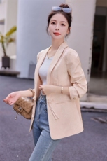 水衣源2393款提花料新中式复古风洋气西服女，女装西装，水衣源