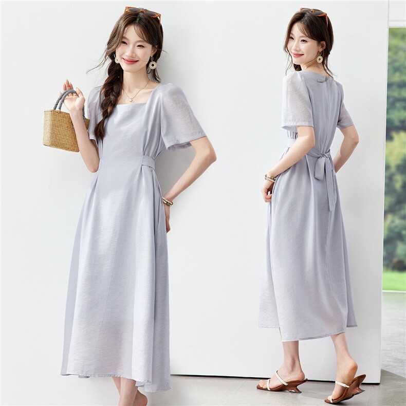现货新品2026夏装新款收腰透气凉爽时尚收腰女连衣裙，女装连衣裙，木子恋
