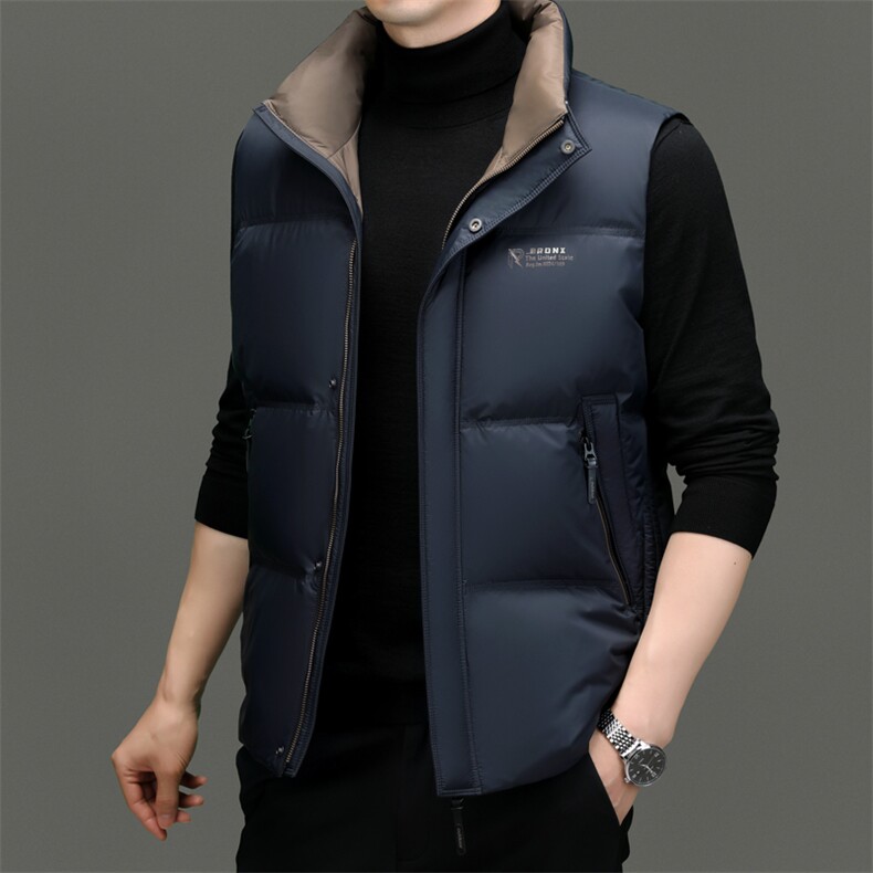 DF89277钱塘2020-2冬季商务厚款百搭休闲中年男士羽绒服P195图片