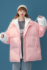 冬季假两件棉衣男潮牌韩版外套加厚棉服A125-Y290-P120，男装棉衣，电商A125
