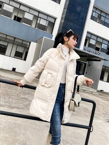 中长款羽绒服图片