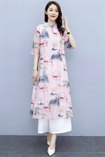 2021夏季新款简约优雅时尚气质显瘦舒适两件套连衣裙，女装套装/套裙，香香