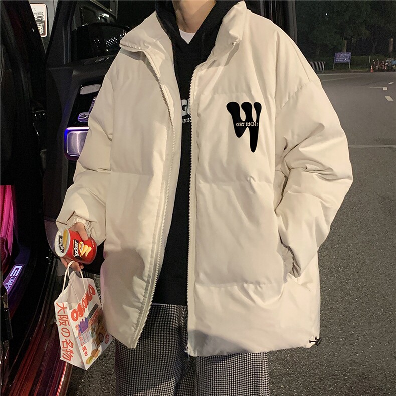 特批夜景时尚宽松字母印花秋冬保暖棉衣A247-MY62048特批65控99,男装棉衣,电商A247