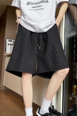 8XL-M特大码夏港风美式高街ins潮牌满天星短裤男五分裤DK1526P16，男装牛仔裤，电商D206-1