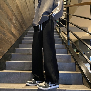 抖音品质潮流新款按扣简约宽松休闲卫裤B315-K24042-P55控68图片
