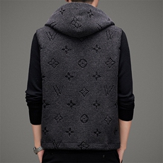BAMJ-19001钱塘2020-2秋冬季厚款中年男士时尚休闲马甲P150，男装夹克，钱塘207-2
