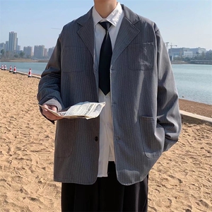 高级感西装设计感ins初秋港风痞帅小西服韩版潮制服外套W2178-P57图片