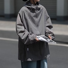 冰丝钓鱼防晒服男女潮牌夏季薄款户外宽松透气设计感外套WR48-P40，男装夹克，星座1008