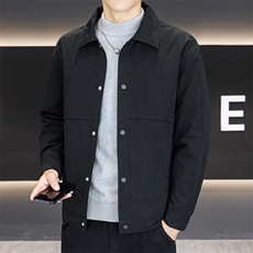 行政夹克羽绒服男2025新款秋冬季高级感商务休闲衬衣服男款，男装羽绒服，星座914