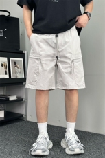 速干斜拉链口袋五分裤男工装短裤DS-A329-K958-P48，男装牛仔裤，电商A329