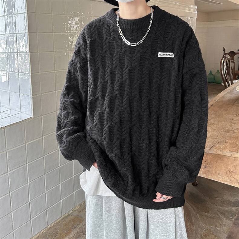 cityboy！贴标毛衣男士加厚麻花线衣男针织衫男XH05-P60,男装针织衫/毛衣,电商B367