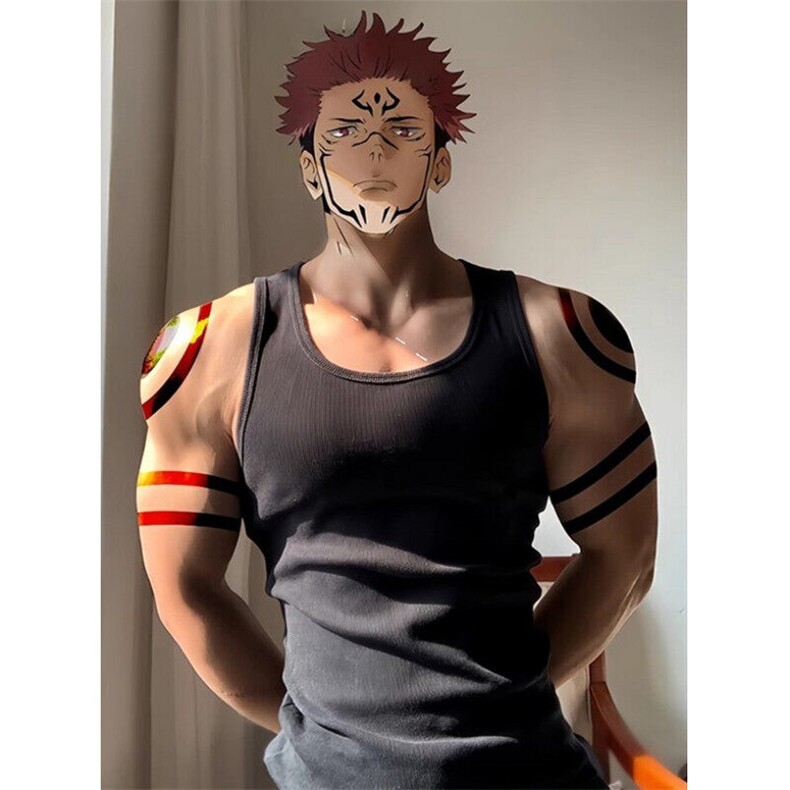 螺纹运动健身背心男款夏季坎肩无袖t恤肌肉训练老头汗衫TDX23，男装背心/马甲，星座1116A（原606A-3）