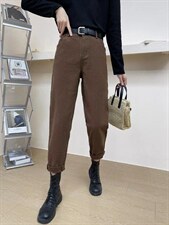 加绒休闲裤两色MLXL，女装休闲裤，Y·Z 羽倬