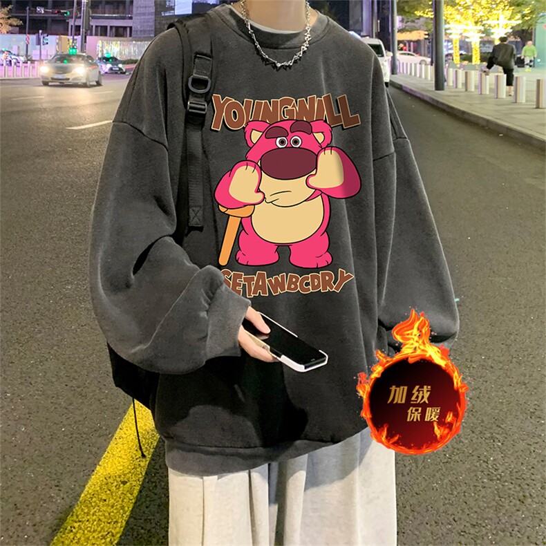 直播品质500克重磅美式做旧水洗卫衣H1339-常规特P45-加绒特P55,男装卫衣,电商A486