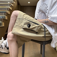 夏季工装短裤休闲裤男宽松五分裤D329-QM718-特P35-控58，男装牛仔裤，电商D329