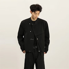 新中式西服男宽松百搭帅气韩版潮流2025夏季ins外套W6551-P68，男装西服，星座412-1