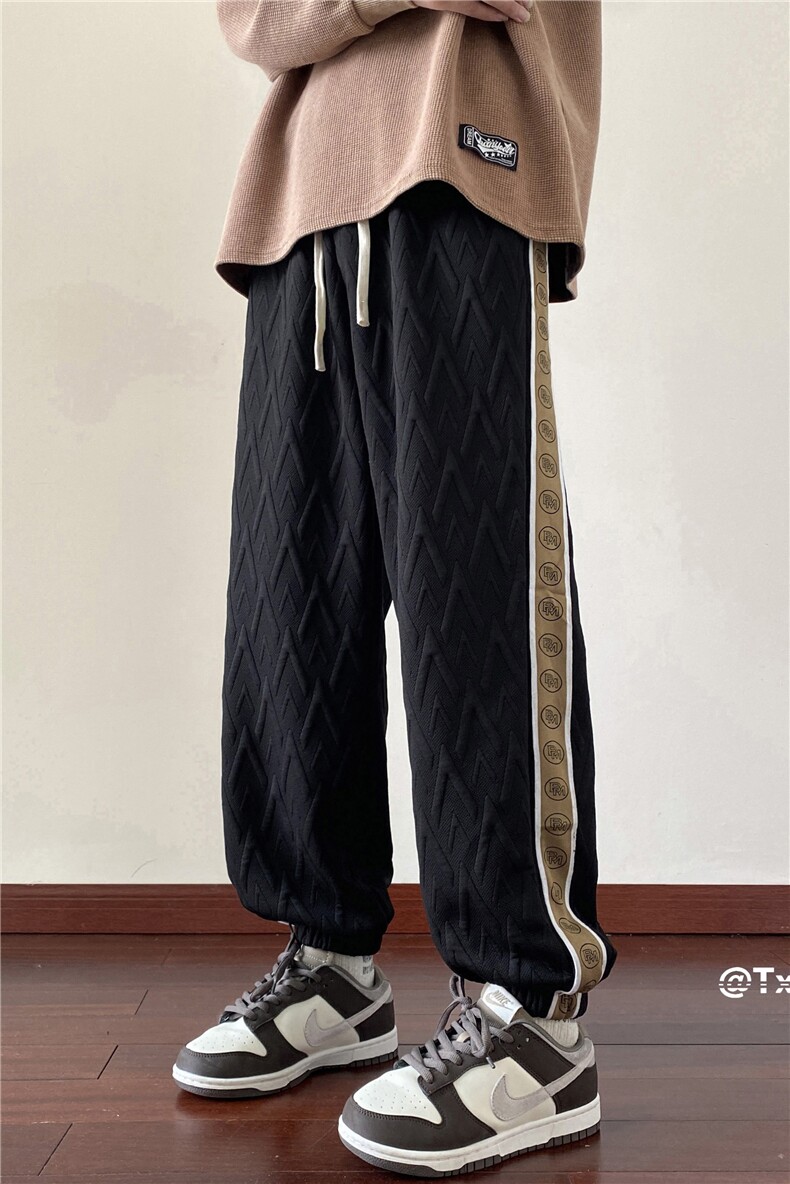 抖音品质港风新款束脚运动裤宽松潮流休闲裤B315-K23471-p55控78,男装休闲裤,电商B315