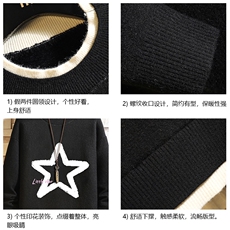 控78假两件毛衣男大码加绒针织衫男毛线衣M80286-P55加绒P70，男装针织衫/毛衣，电商A040A
