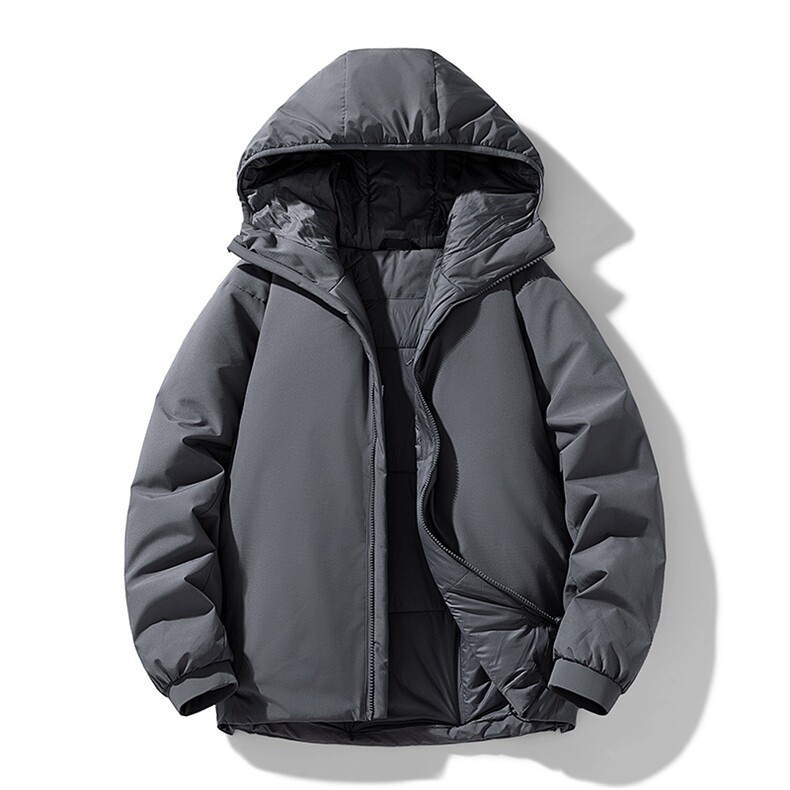 得物潮流高品质冬季连帽加绒加厚棉衣撞色棉服外套MY5568-P95,男装棉衣,星座610B-1