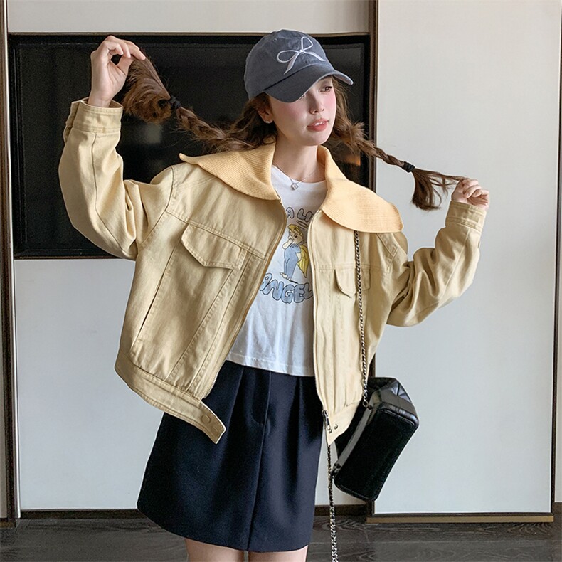 现货 海军针织领春季初恋款短外套 2C239-H52-P145-K218图片