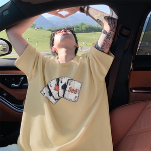 量大优供视频华夫格短袖T恤半袖男HDX542-特P18