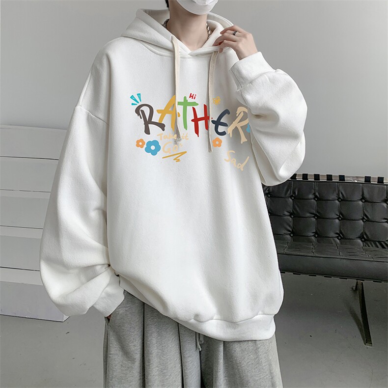 连帽卫衣男大码运动服帽衫外套WY2301-P35 加绒款-P40图片