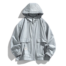 透气常规轻薄防晒衣外套连帽休闲防晒服夹克皮肤衣上衣YY2501-P55，男装夹克，星座1206（原A206）
