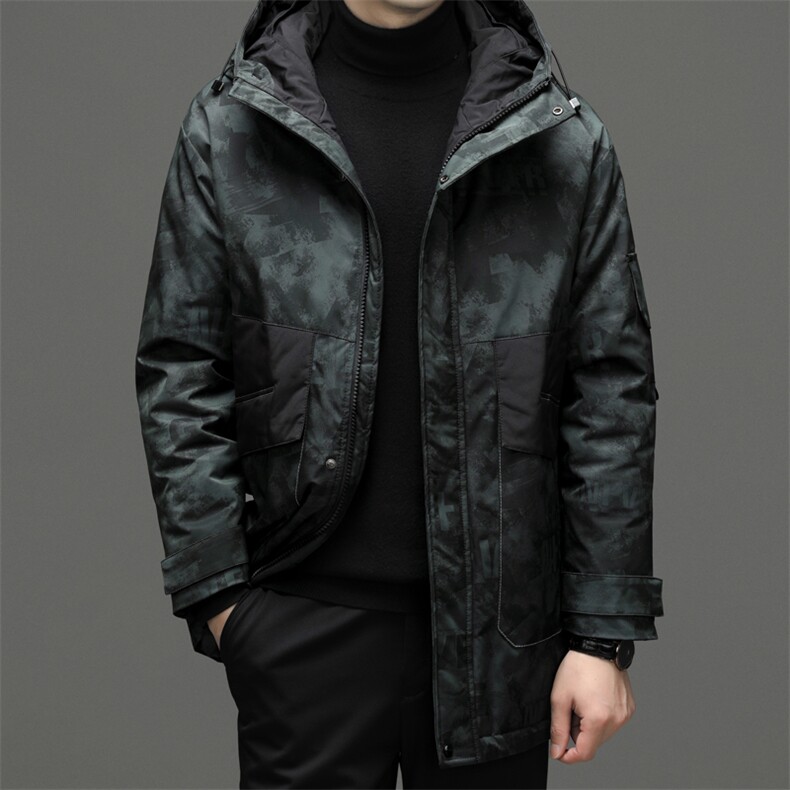 SNNYR922-3秋冬新款2023年男士休闲羽绒服加厚保暖夹克外套P273图片