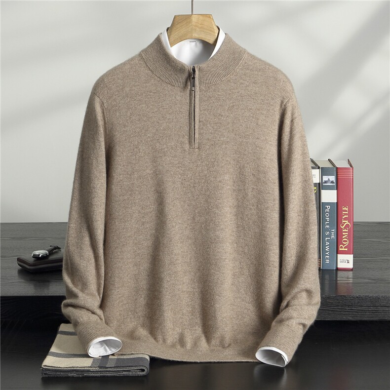 2025年秋季，男装羊绒套衫，绒誉暖羊绒