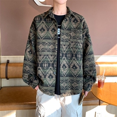 春秋季开衫美式小外套男女同款新款美式夹克XZ102B-1-J271P55，男装夹克，星座102B-1