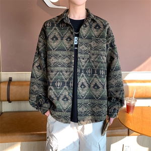 春秋季开衫美式小外套男女同款新款美式夹克XZ102B-1-J271P55图片