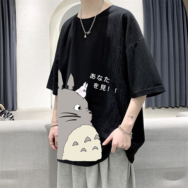 YT26150-P30亚短袖t恤男大码五分袖男宽松七分袖港风模特,男装T恤,电商A040